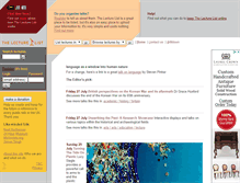 Tablet Screenshot of lecturelist.org